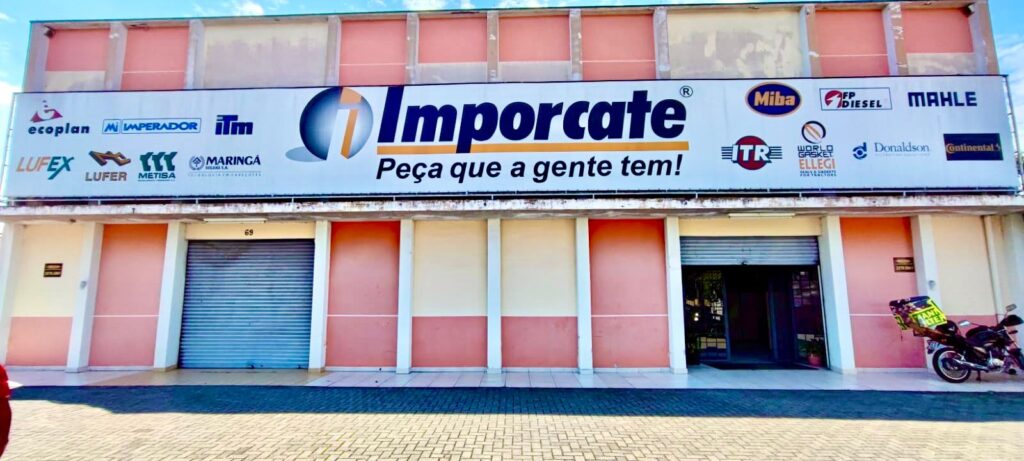 Fachada da loja Imporcate Curitiba/PR